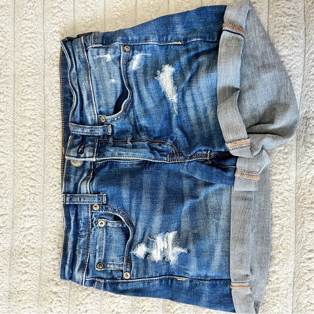 American Eagle Distressed Denim Shorts